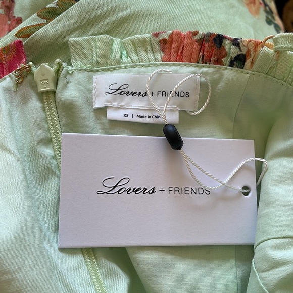 LOVERS + FRIENDS Floral Cut Out Midi - NWT - Sun Dress - Event Dress - Size XS - Picture 8 of 8